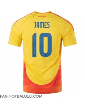 Columbia James Rodriguez #10 Tricou Fotbal Replică Copa America 2024 Barbati Acasa